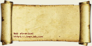 Sofija Hrnjaković vizit kartica